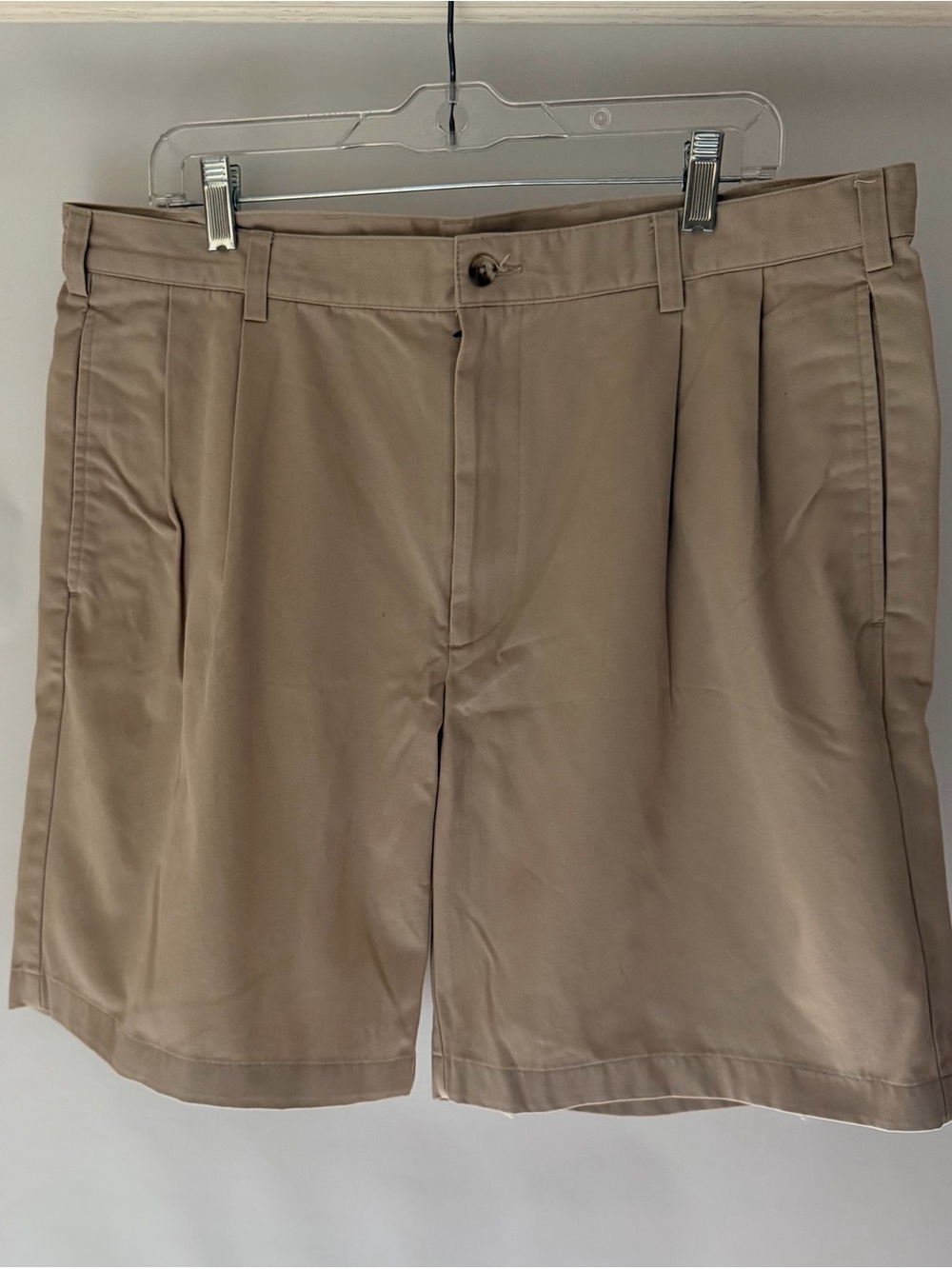 Jos. A. Bank Khaki Pleated Front Men's Shorts Size: 38 MSRP: $89